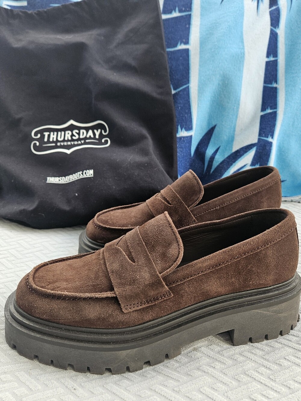 PENNY PLATFORM ThursdayBoots.com Size 8 Woman Color Espresso